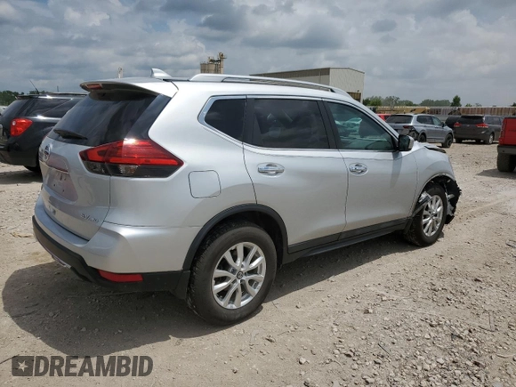 2017 Nissan Rogue SV with VIN 5N1AT2MVXHC876609, listed as a Copart auction lot 62271525 with 42,707 mi miles and Salvage title. Bid and sale history available at DreamBid. Image 3.