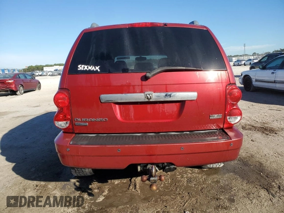 2007 Dodge Durango Limited with VIN 1D8HD58257F561121, listed as a Copart auction lot 81797554 with 198,887 mi miles and Salvage title. Bid and sale history available at DreamBid. Image 6.