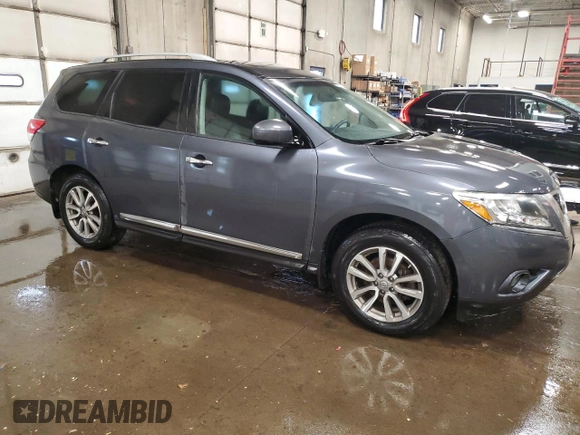 2014 Nissan Pathfinder SL z VIN 5N1AR2MM8EC687054, wystawiony jako Copart lot #57343125 z przebiegiem 177 237 mil mil oraz Czysty tytuł • Clean title. Historia ofert i sprzedaży dostępna na DreamBid. Obrazek 4.