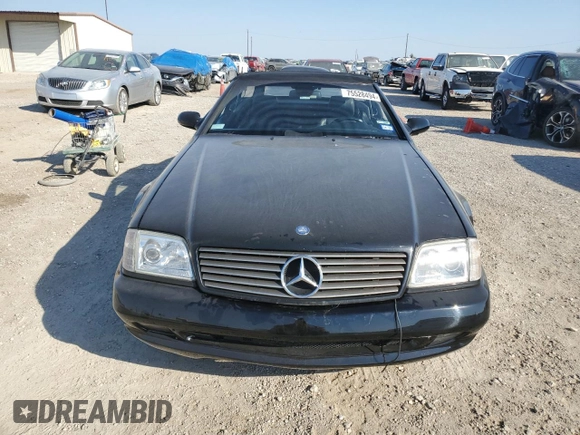 2002 Mercedes-Benz SL-Class with VIN WDBFA68F92F201073, listed as a Copart auction lot 75528494 with 100,085 mi miles and Salvage Title. Bid and sale history available at carsss.com. Image 5.