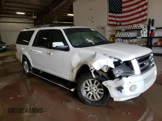 2013 Ford Expedition Max Limited with VIN 1FMJK2A59DEF28774, listed as a Copart auction lot 59143015 with 204,383 mi miles and Clean title. Bid and sale history available at DreamBid. Image 4.
