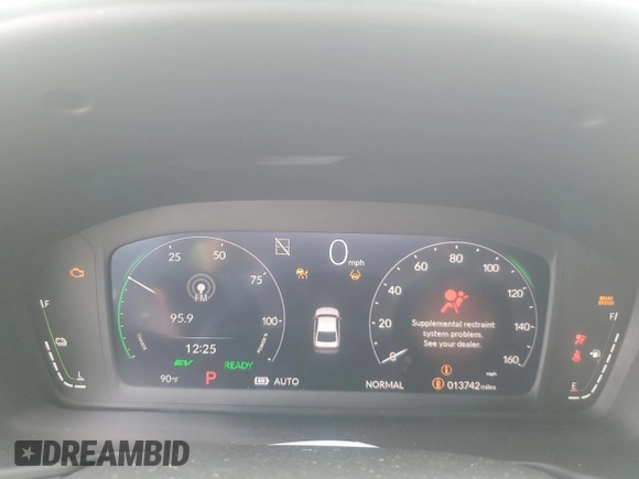 2025 Honda Accord Sport-L with VIN 1HGCY2F7XSA010975, listed as a Copart auction lot 57308645 with 13,742 mi miles and Salvage title. Bid and sale history available at DreamBid. Image 9.