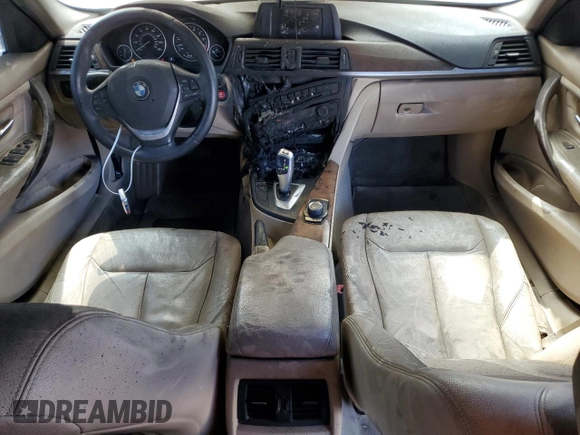 2014 BMW 3 Series 328i with VIN WBA3A5C52EJ464789, listed as a Copart auction lot 56327945 with 153,006 mi miles and Salvage title. Bid and sale history available at DreamBid. Image 8.