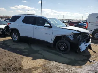 2018 Chevrolet Traverse LT Cloth with VIN 1GNERGKW5JJ151733, listed as a Copart auction lot 52908735 with 96,042 mi miles and Salvage Title. Bid and sale history available at carsss.com. Image 4.