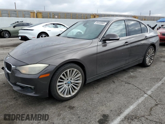 2013 BMW 3 Series 328i with VIN WBA3C1G54DNR46717, listed as a Copart auction lot 54440865 with 195,267 mi miles and Salvage Title. Bid and sale history available at carsss.com. Image 1.