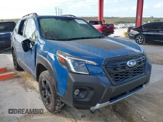 2023 Subaru Forester Wilderness with VIN JF2SKAMC2PH534854, listed as a IAAI auction lot 41561793 with 20,494 mi miles. Bid and sale history available at carsss.com. Image 1.