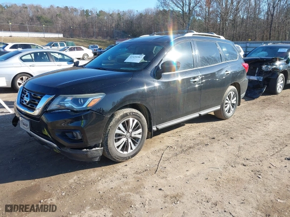 2017 Nissan Pathfinder SV with VIN 5N1DR2MN6HC901405, listed as a IAAI auction lot 41434583 with 182,816 mi miles. Bid and sale history available at carsss.com. Image 17.
