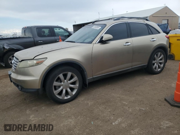 2003 Infiniti FX Options with VIN JNRBS08W83X404722, listed as a Copart auction lot 55863955 with 215,432 mi miles and Clean Title. Bid and sale history available at DreamBid. Image 1.