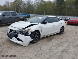 2017 Nissan Maxima SR with VIN 1N4AA6AP7HC425022, listed as a IAAI auction lot 41909028 with 72,371 mi miles. Bid and sale history available at carsss.com. Image 16.