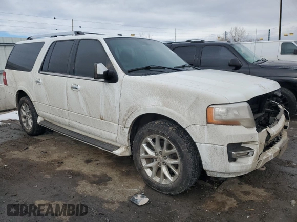 2017 Ford Expedition EL Limited with VIN 1FMJK2ATXHEA09088, listed as a Copart auction lot 87645165 with 61,184 mi miles and Salvage Title. Bid and sale history available at carsss.com. Image 4.