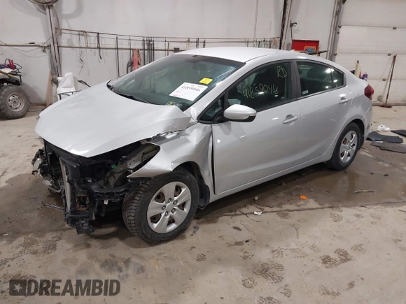 2017 Kia Forte LX with VIN 3KPFK4A78HE141215, listed as a IAAI auction lot 41859046 with 146,810 mi miles. Bid and sale history available at carsss.com. Image 17.