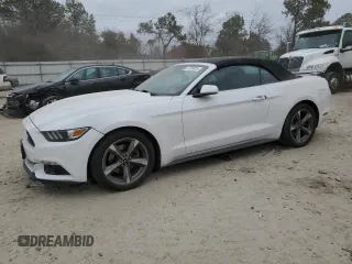 2015 Ford Mustang V6 with VIN 1FATP8EM8F5393122, listed as a Copart auction lot 47293025 with 150,046 mi miles and Salvage title. Bid and sale history available at DreamBid. Image 1.