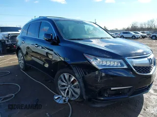 2015 Acura MDX Tech Pkg with VIN 5FRYD4H48FB026490, listed as a IAAI auction lot 41791560 with 190,000 mi miles. Bid and sale history available at carsss.com. Image 6.