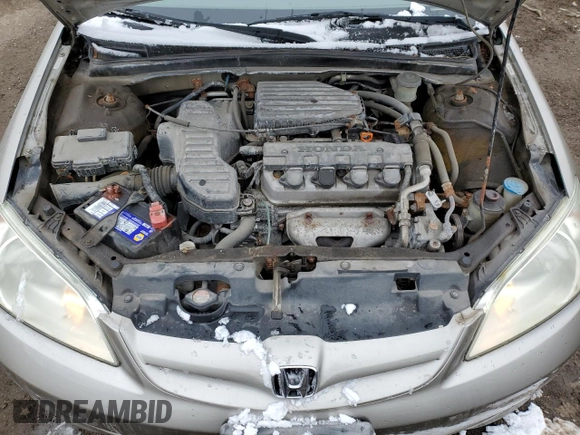 2005 Honda Civic VP with VIN 2HGES16345H018660, listed as a Copart auction lot 53133145 with 70,790 mi miles and Clean Title. Bid and sale history available at DreamBid. Image 11.