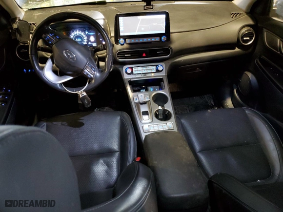 2020 Hyundai Kona Electric Ultimate with VIN KM8K53AG2LU092812, listed as a Copart auction lot 45709905 with 41,394 mi miles and Salvage Title. Bid and sale history available at carsss.com. Image 8.