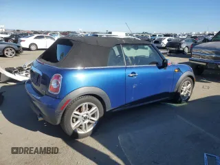 2013 MINI Convertible with VIN WMWZN3C55DT568375, listed as a Copart auction lot 88499325 with 78,360 mi miles and Salvage title. Bid and sale history available at DreamBid. Image 3.
