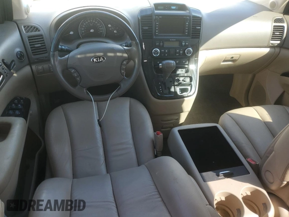 2014 Kia Sedona EX with VIN KNDMH4C70E6568487, listed as a Copart auction lot 74682134 with 69,977 mi miles and Salvage Title. Bid and sale history available at carsss.com. Image 8.