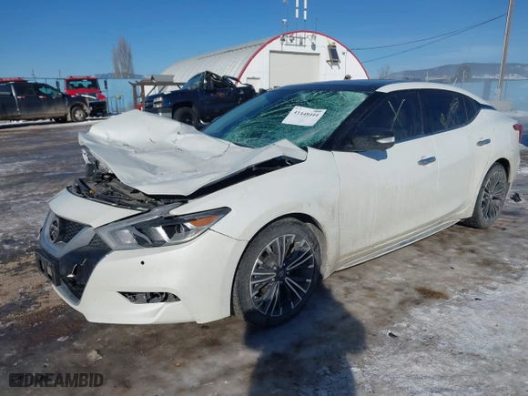 2016 Nissan Maxima 3.5 SL with VIN 1N4AA6AP6GC439010, listed as a IAAI auction lot 41448444 with 84,888 mi miles. Bid and sale history available at carsss.com. Image 18.