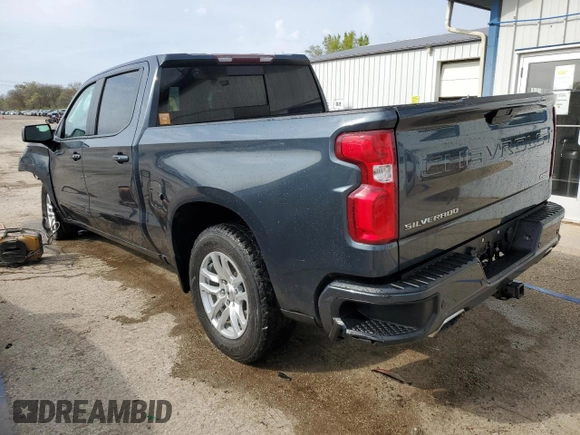 2019 Chevrolet Silverado 1500 RST with VIN 1GCUYEED5KZ124248, listed as a Copart auction lot 53112225 with Not Provided miles and Salvage Title. Bid and sale history available at DreamBid. Image 2.
