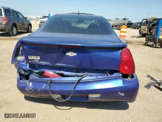 2006 Chevrolet Monte Carlo LT 3.5L with VIN 2G1WM15KX69375609, listed as a Copart auction lot 69091684 with 204,401 mi miles and Salvage Title. Bid and sale history available at carsss.com. Image 6.