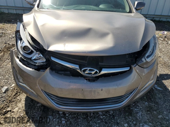 2014 Hyundai Elantra Limited z VIN 5NPDH4AEXEH477637, wystawiony jako Copart lot #52564715 z przebiegiem 131 561 mil mil oraz Szkoda całkowita • Salvage title. Historia ofert i sprzedaży dostępna na DreamBid. Obrazek 12.