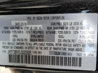 2018 Mazda CX-9 Sport with VIN JM3TCBBY6J0222926, listed as a Copart auction lot 80092964 with 70,189 mi miles and Non Repairable. Bid and sale history available at carsss.com. Image 16.