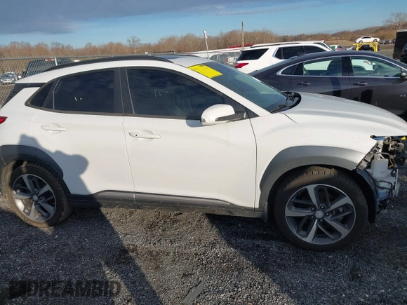 2019 Hyundai Kona Limited with VIN KM8K33A59KU371435, listed as a IAAI auction lot 41217772 with 72,454 mi miles. Bid and sale history available at carsss.com. Image 14.