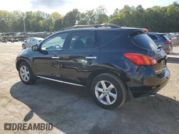 2009 Nissan Murano LE with VIN JN8AZ18W19W212073, listed as a Copart auction lot 71870004 with 135,845 mi miles and Clean Title. Bid and sale history available at carsss.com. Image 2.