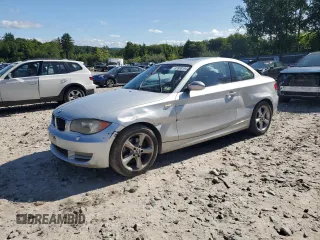 2009 BMW 1 Series 128i with VIN WBAUP93559VF48374, listed as a Copart auction lot 67668184 with 114,467 mi miles and Salvage Title. Bid and sale history available at carsss.com. Image 1.