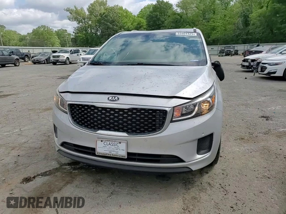 2018 Kia Sedona LX with VIN KNDMB5C17J6403033, listed as a Copart auction lot 53404425 with 52,872 mi miles and Salvage Title. Bid and sale history available at carsss.com. Image 12.