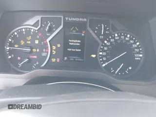 2023 Toyota Tundra Limited with VIN 5TFJA5DBXPX081603, listed as a IAAI auction lot 41293156 with 15,155 mi miles and . Bid and sale history available at DreamBid. Image 7.