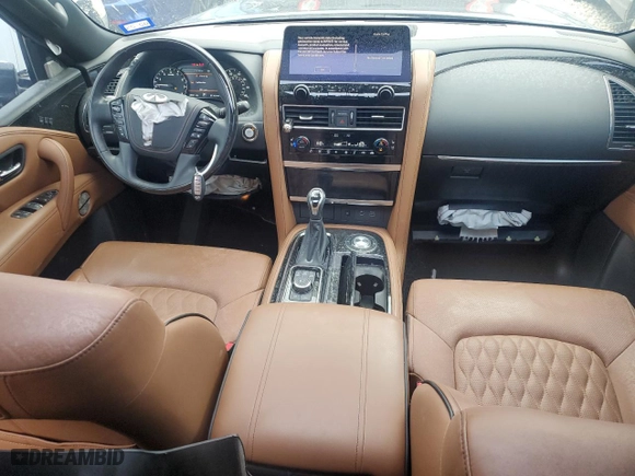 2022 Infiniti QX80 SENSORY with VIN JN8AZ2BF5N9743901, listed as a Copart auction lot 78399434 with 28,844 mi miles and Salvage Title. Bid and sale history available at carsss.com. Image 8.