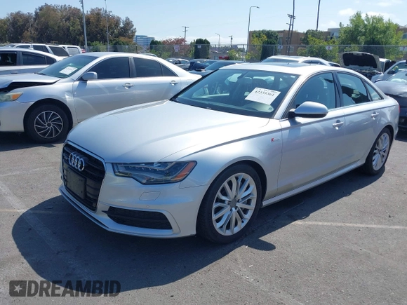2012 Audi A6 Premium Plus with VIN WAUBGAFC1CN004574, listed as a IAAI auction lot 42335361 with 76,655 mi miles and . Bid and sale history available at DreamBid. Image 2.