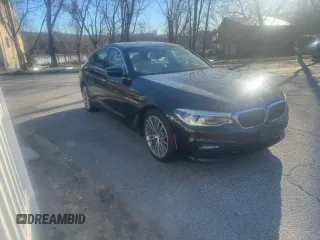 2017 BMW 5 Series 540i xDrive with VIN WBAJE7C36HG890783, listed as a Copart auction lot 88510725 with 128,332 mi miles and Clean title. Bid and sale history available at DreamBid. Image 1.