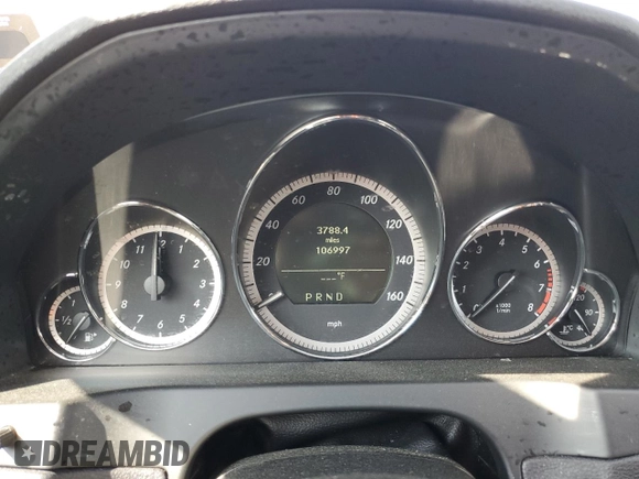 2011 Mercedes-Benz E-Class E 550 with VIN WDDKJ7CB4BF072529, listed as a Copart auction lot 69248554 with 106,997 mi miles and Non Repairable. Bid and sale history available at carsss.com. Image 9.