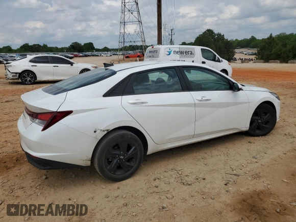 2022 Hyundai Elantra with VIN 5NPLM4G2NH063289, listed as a Copart auction lot 54551105 with 25,908 mi miles and Salvage title. Bid and sale history available at DreamBid. Image 3.