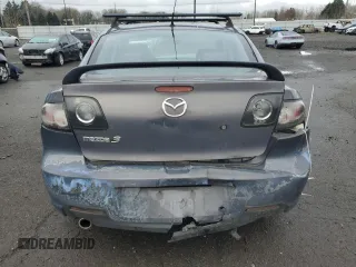 2007 Mazda Mazda3 i Sport with VIN JM1BK32F471670533, listed as a Copart auction lot 44348535 with 211,660 mi miles and Salvage Title. Bid and sale history available at carsss.com. Image 6.