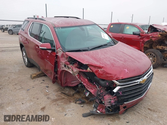 2020 Chevrolet Traverse LT with VIN 1GNERHKW0LJ264997, listed as a IAAI auction lot 41867518 with 36,717 mi miles and . Bid and sale history available at DreamBid. Image 1.