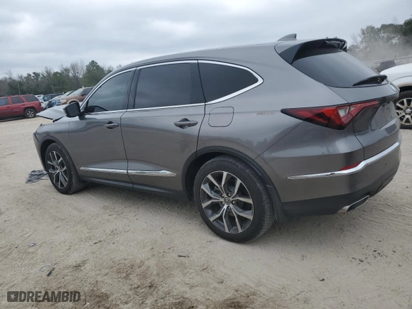 2022 Acura MDX w/Technology Package with VIN 5J8YD9H44NL006667, listed as a Copart auction lot 44532135 with 59,442 mi miles and Non Repairable. Bid and sale history available at carsss.com. Image 2.