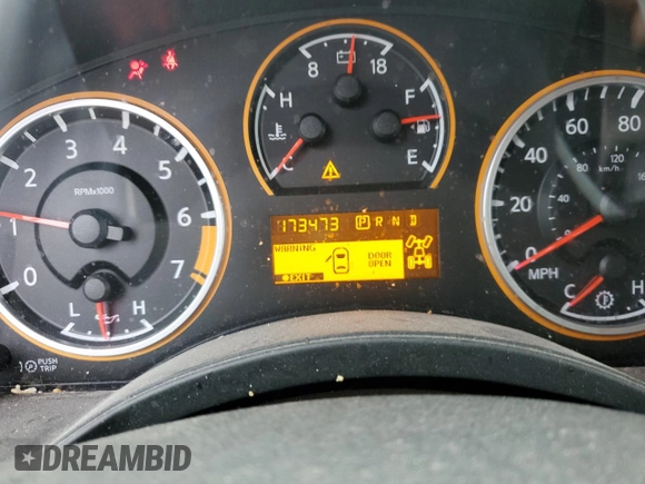 2013 Nissan Titan S with VIN 1N6AA0EC6DN314617, listed as a Copart auction lot 75686254 with 173,473 mi miles and Salvage Title. Bid and sale history available at DreamBid. Image 9.