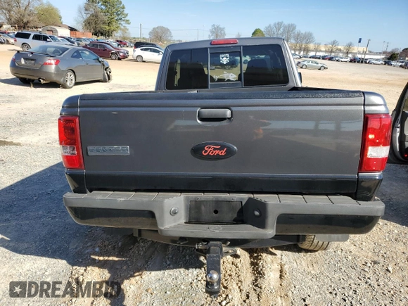 2007 Ford Ranger XLT with VIN 1FTZR45E27PA08921, listed as a Copart auction lot 49505595 with 109,934 mi miles and Salvage Title. Bid and sale history available at carsss.com. Image 6.