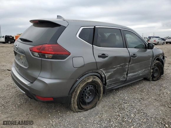 2020 Nissan Rogue S with VIN JN8AT2MT2LW004035, listed as a Copart auction lot 43955885 with 34,786 mi miles and Salvage Title. Bid and sale history available at carsss.com. Image 3.