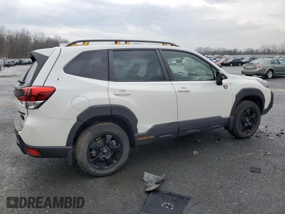 2023 Subaru Forester Wilderness with VIN JF2SKAMC1PH431019, listed as a Copart auction lot 47249185 with 15,211 mi miles and Salvage Title. Bid and sale history available at carsss.com. Image 3.