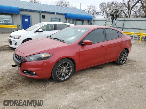2014 Dodge Dart SXT with VIN 1C3CDFBB2ED903418, listed as a Copart auction lot 48199175 with 87,929 mi miles and Salvage Title. Bid and sale history available at carsss.com. Image 1.