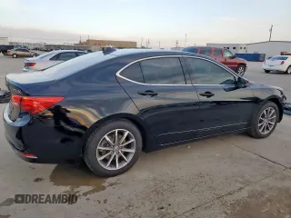 2020 Acura TLX with VIN 19UUB1F39LA014286, listed as a Copart auction lot 45374265 with 44,090 mi miles and Clean Title. Bid and sale history available at carsss.com. Image 3.