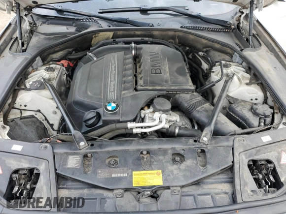 2013 BMW 5 Series 535i with VIN WBAFR7C50DC827773, listed as a Copart auction lot 47591385 with 132,510 mi miles and Salvage Title. Bid and sale history available at DreamBid. Image 11.