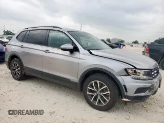 2021 Volkswagen Tiguan S with VIN 3VV1B7AX0MM033300, listed as a Copart auction lot 57270715 with 70,125 mi miles and Salvage title. Bid and sale history available at DreamBid. Image 4.