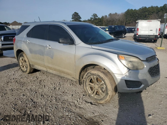 2016 Chevrolet Equinox LS with VIN 2GNALBEK4G1141810, listed as a Copart auction lot 88444225 with 125,288 mi miles and Salvage Title. Bid and sale history available at carsss.com. Image 4.