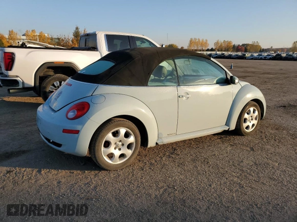 2006 Volkswagen Beetle with VIN 3VWRF21Y36M305470, listed as a Copart auction lot 76891534 with 284,610 mi miles and Salvage Title. Bid and sale history available at DreamBid. Image 3.