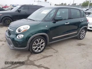2014 FIAT 500L Trekking with VIN ZFBCFADH0EZ007506, listed as a IAAI auction lot 42563872 with 126,535 mi miles and . Bid and sale history available at DreamBid. Image 2.